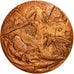 France, History, Lascaux by Righetti, Medal, 1985, MS(63), Copper, 89mm