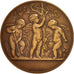 France, Medal, Flora, 1902, Dubois.A, AU(55-58), Bronze