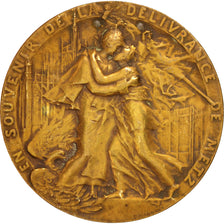 France, 1918 Metz liberation, 1918, EF(40-45), Copper, 45mm