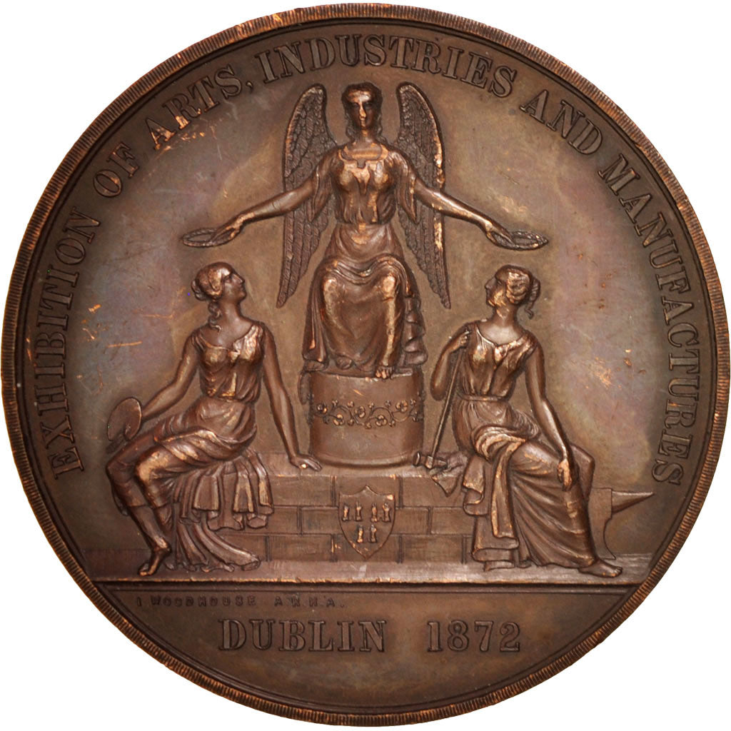 Ireland, Dublin's exhibition of arts, industries and manufactures, Medal, 1872
