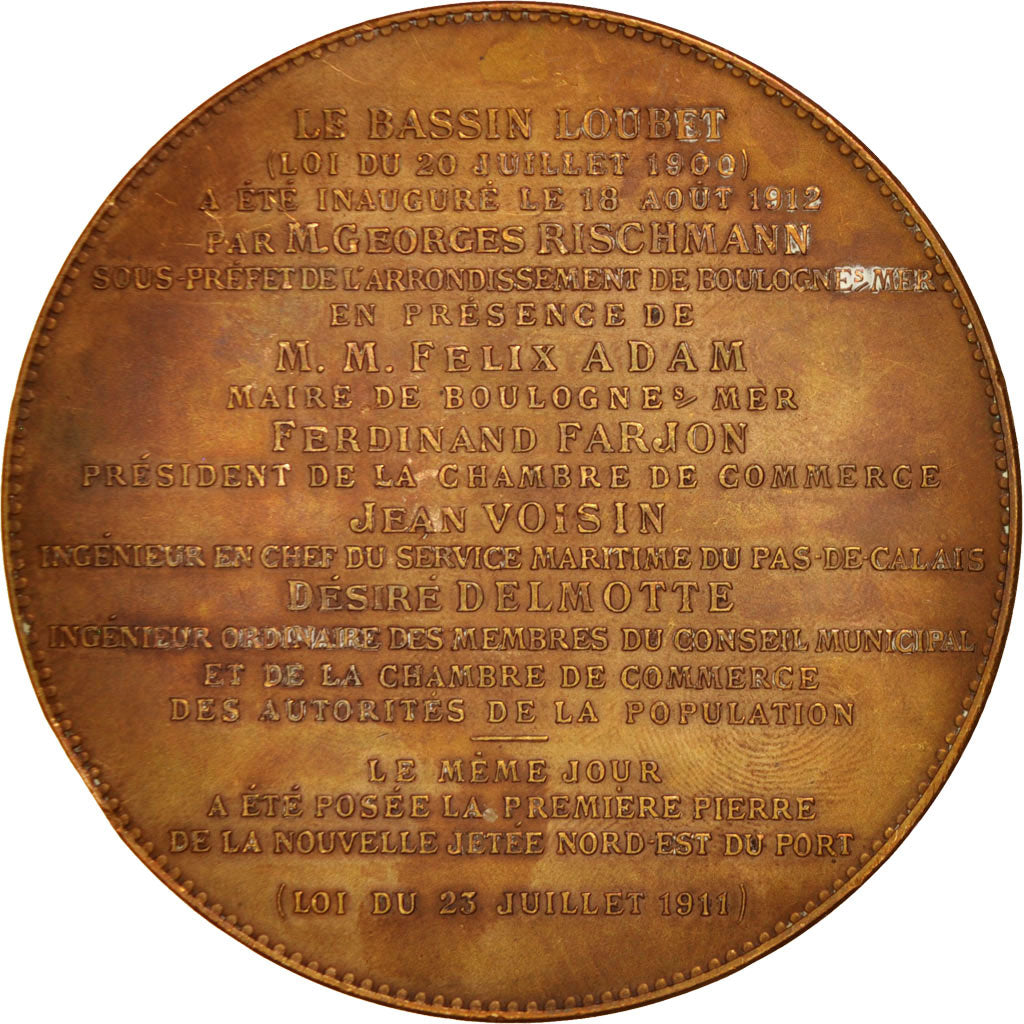 Frankreich, Medal, Politics, Society, War, 1911, Desaide, SS+, Bronze