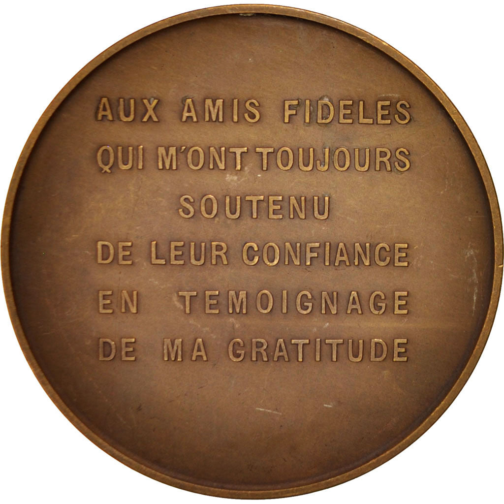 France, François Pietri, Medal, 1931, AU(50-53), Patriarche, Bronze, 58mm