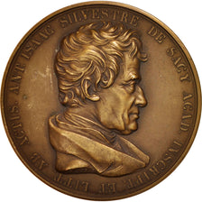 France, Silvestre de Sacy, Medal, 1938, AU(55-58), Depaulis, Bronze, 61mm