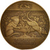 France, Jean De La Fontaine, City's rat and field's rat, Medal, AU(55-58)