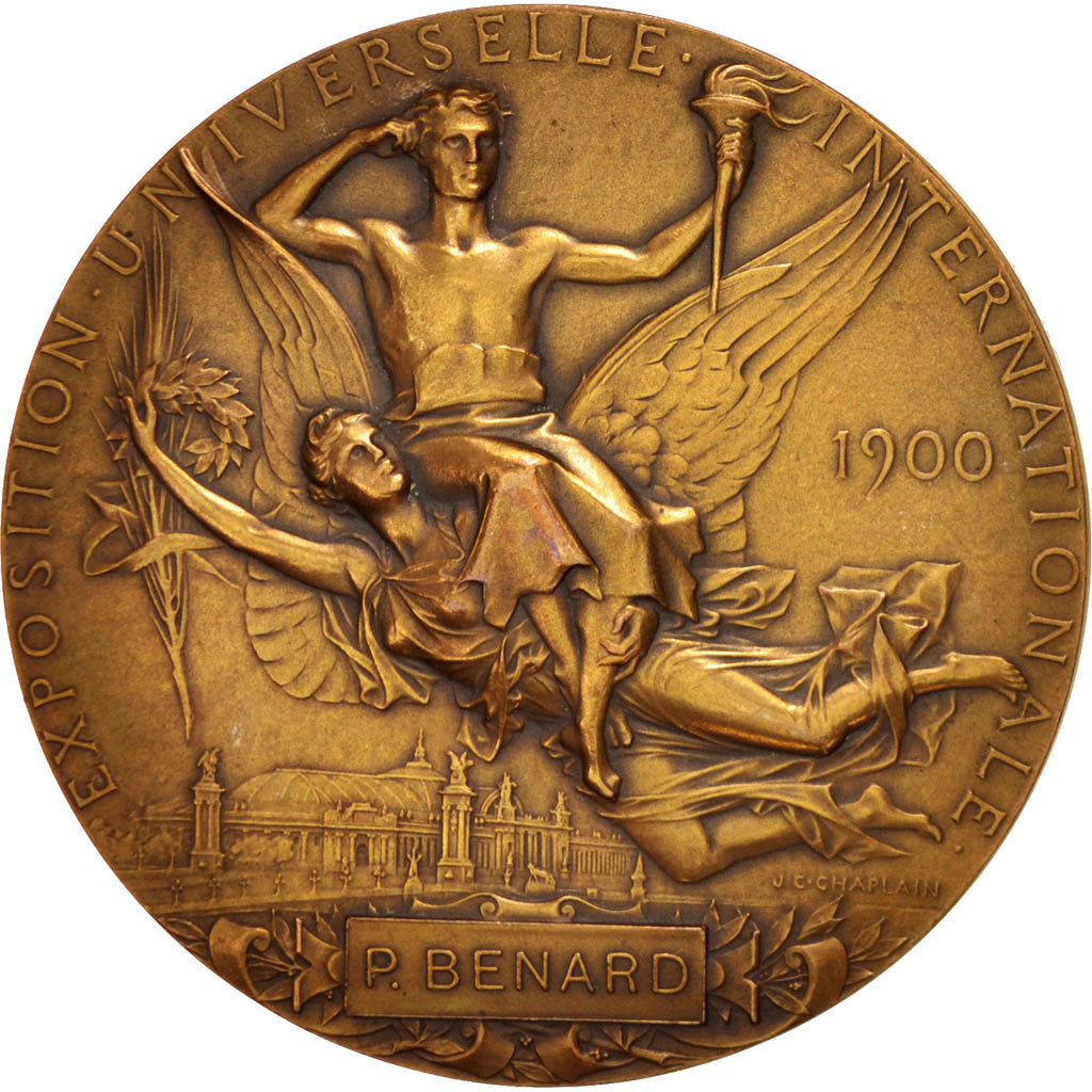 France, 1900 Paris worldwide exhibition, Medal, 1900, AU(55-58...