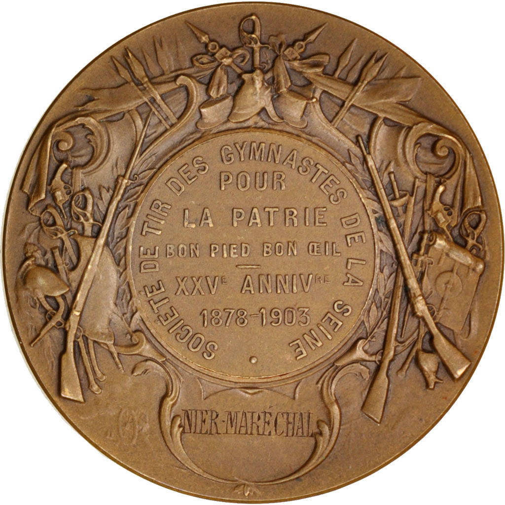 Frankreich, Medal, French Third Republic, Sports & leisure, 1903, Bottée, VZ