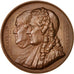 France, Medal, Arts & Culture, 1833, Barre, AU(55-58), Copper