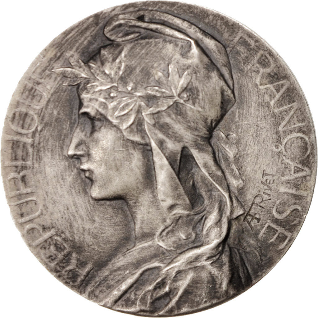 France, French Third Republic, Politics, Society, War, Rivet, Medal, 41mm