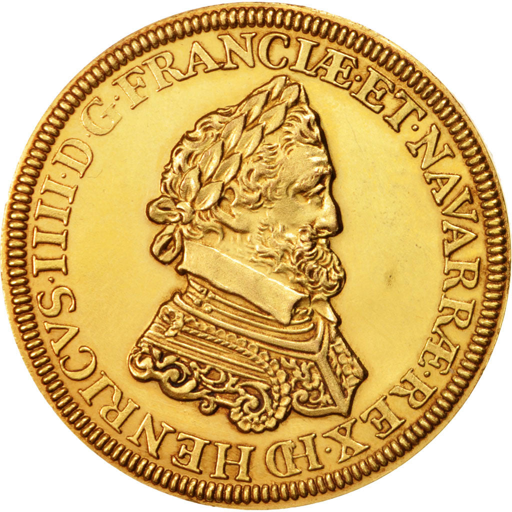 France, Henry IV copy medal, History, Medal, AU(55-58), Copper, 45mm