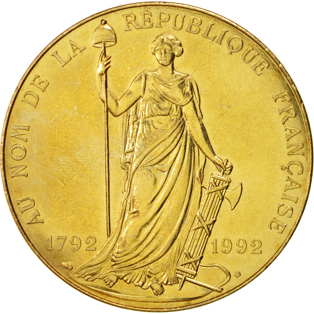 France, Medal, French Fifth Republic, Politics, Society, War, 1992, AU(55-58)