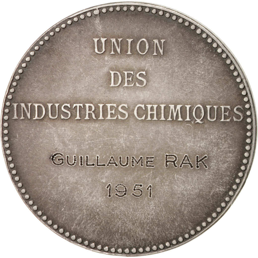 France, Medal, Sciences & Technologies, 1951, AU(50-53), Silver