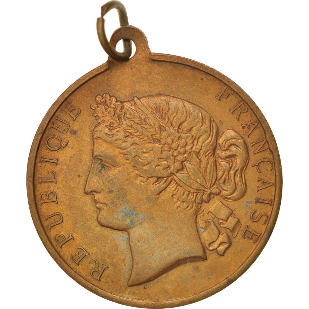 France, Medal, History, 1878, AU(50-53), Copper