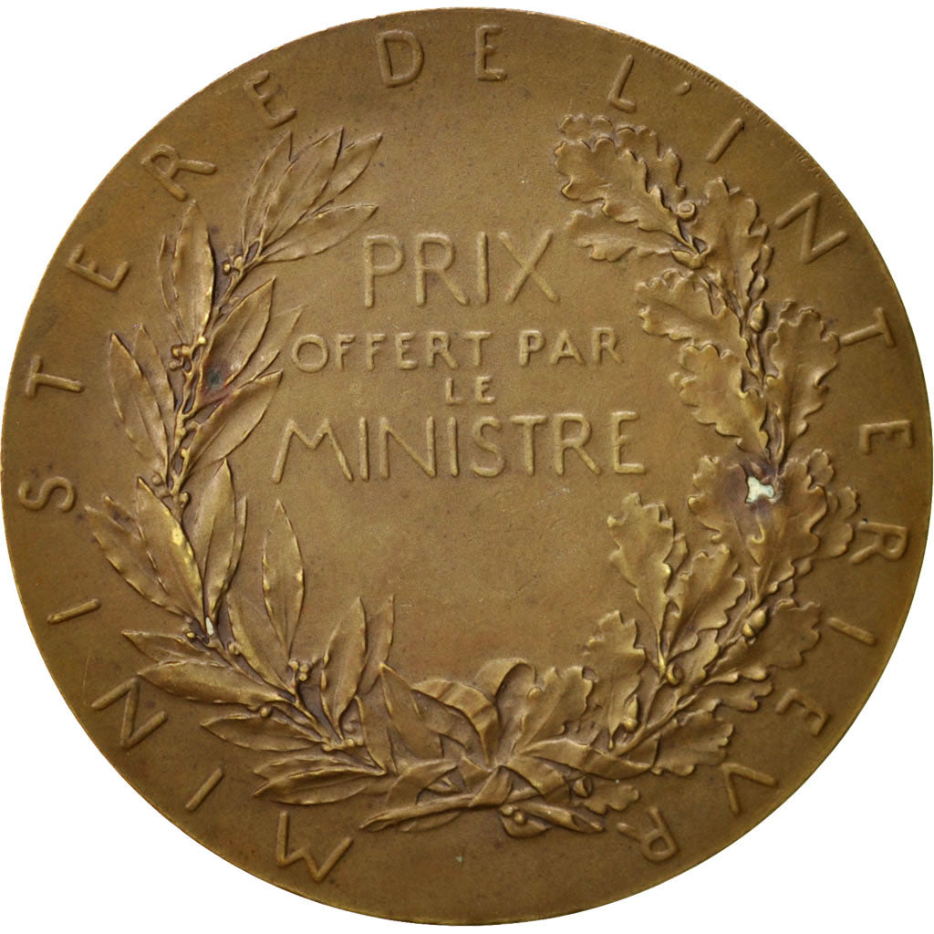 France, French Third Republic, War Ministre price, Medal, 50mm