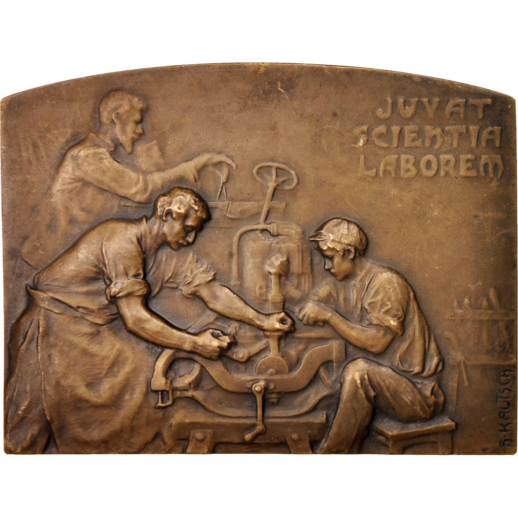 France, Sciences & Technologies, Car Federation, Medal, AU(50-53), Bronze, 74x57
