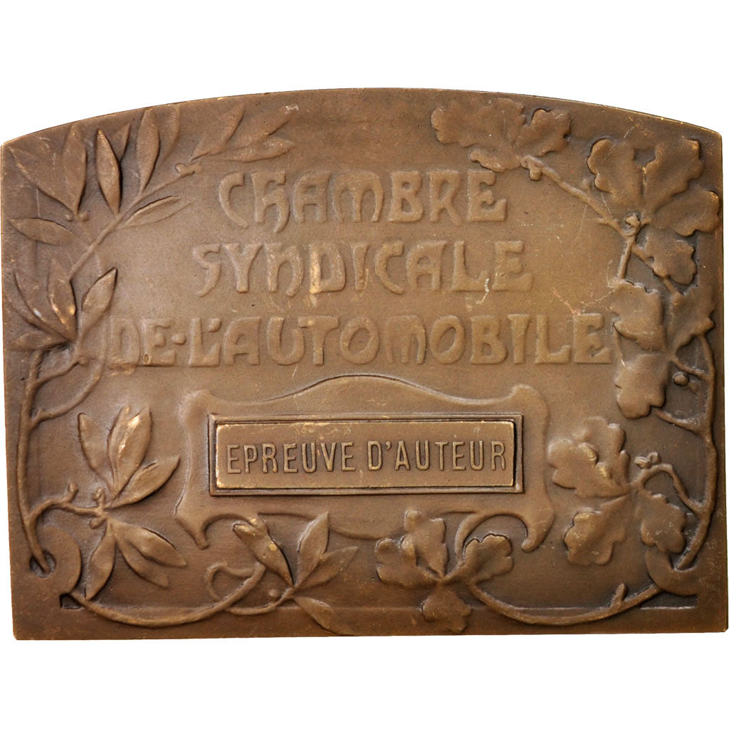 France, Sciences & Technologies, Car Federation, Medal, AU(50-53), Bronze, 74x57