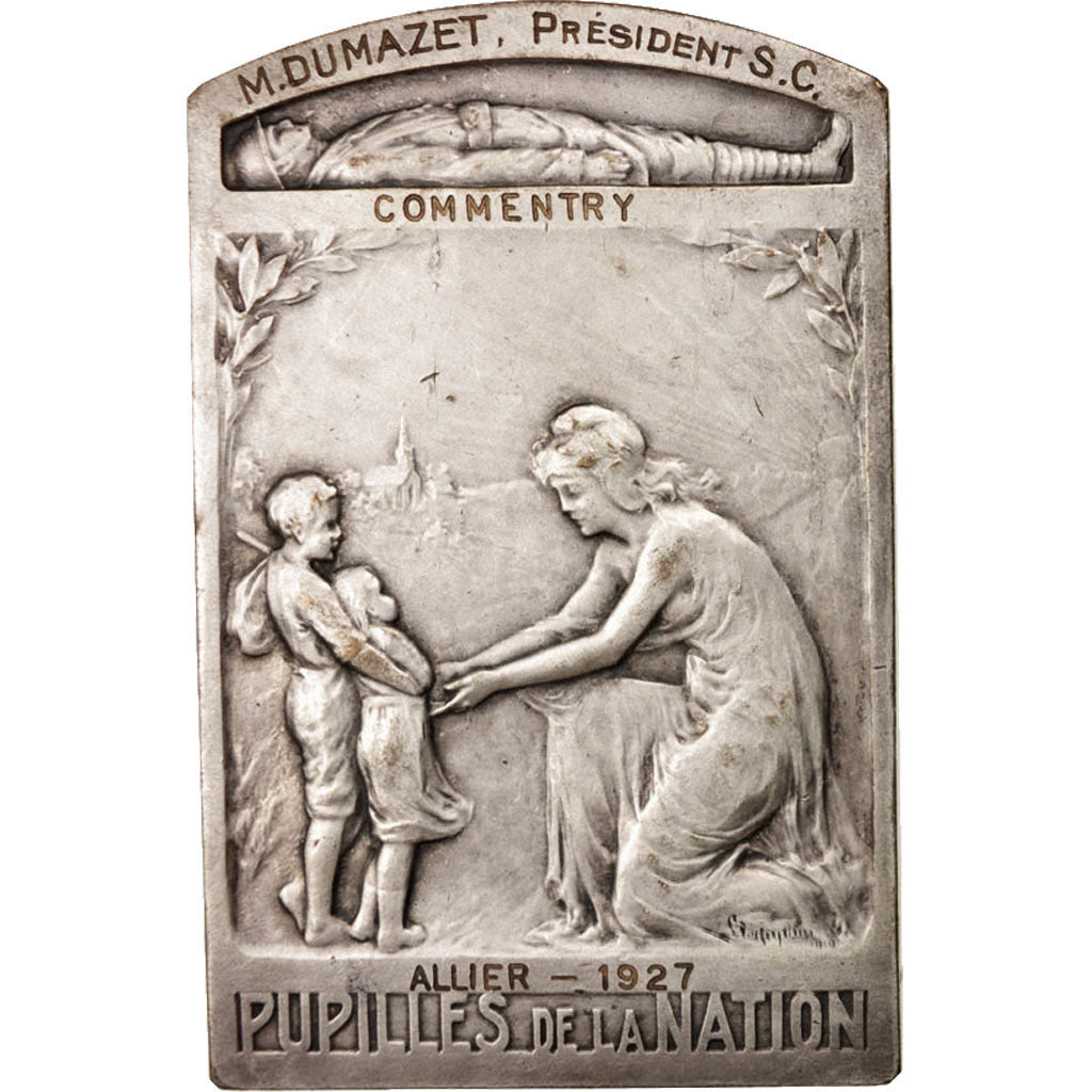 Francia, Medal, Politics, Society, War, 1927, BB, Bronzo