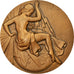 France, Medal, Art Déco, Syndicat Général de la Construction Electrique