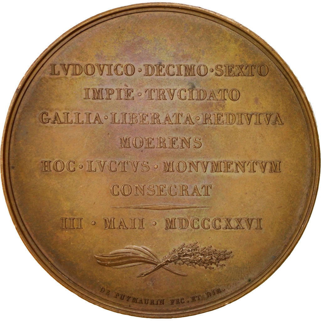 Francia, Medal, Charles X, History, 1826, Depaulis, EBC, Cobre