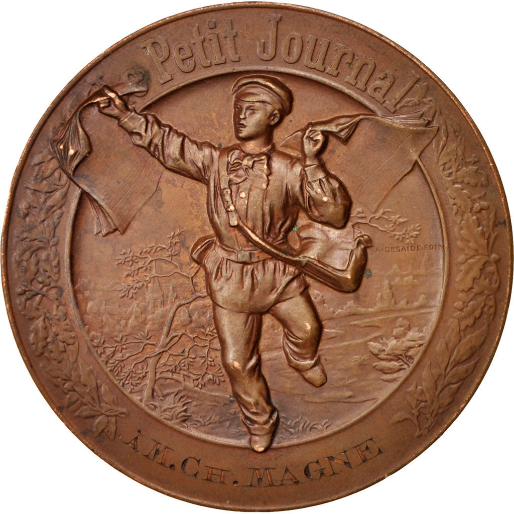 France, Medal, French Third Republic, Politics, Society, War, 1895, Desaide