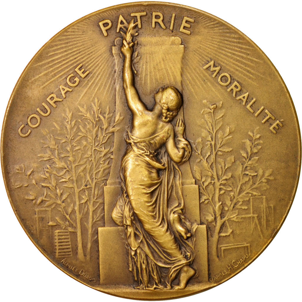 Francia, Medal, French Third Republic, Sports & leisure, Dubois.A, SPL-, Bron...