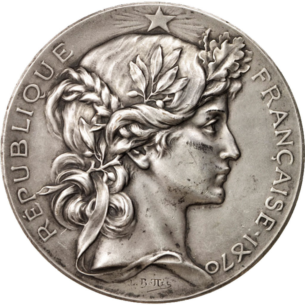 France, Medal, French Third Republic, Politics, Society, War, 1921, Bottée