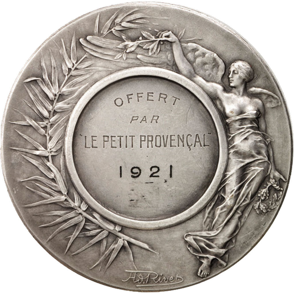 France, Medal, French Third Republic, Politics, Society, War, 1921, Bottée