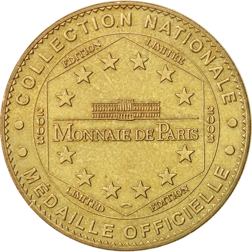 France, Tourist Token, Cathédrale Notre-Dame de Paris, Jeton, 2003, MS(63),...