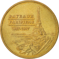France, Jeton, Tourist Token, Bateaux parisiens, 2004, Monnaie de Paris, MS(63)