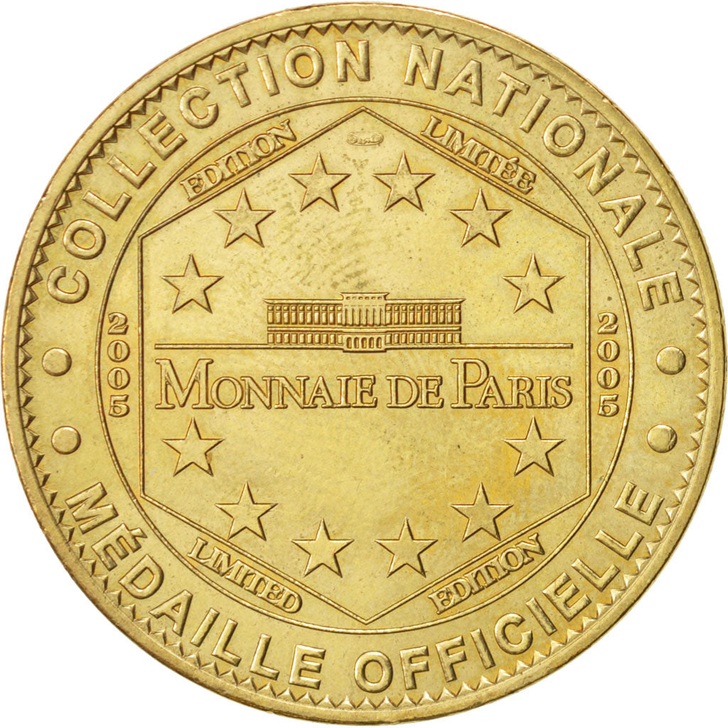 France, Tourist Token, La frégate Hermione, Rochefort, Jeton, 2005, MS(63),...