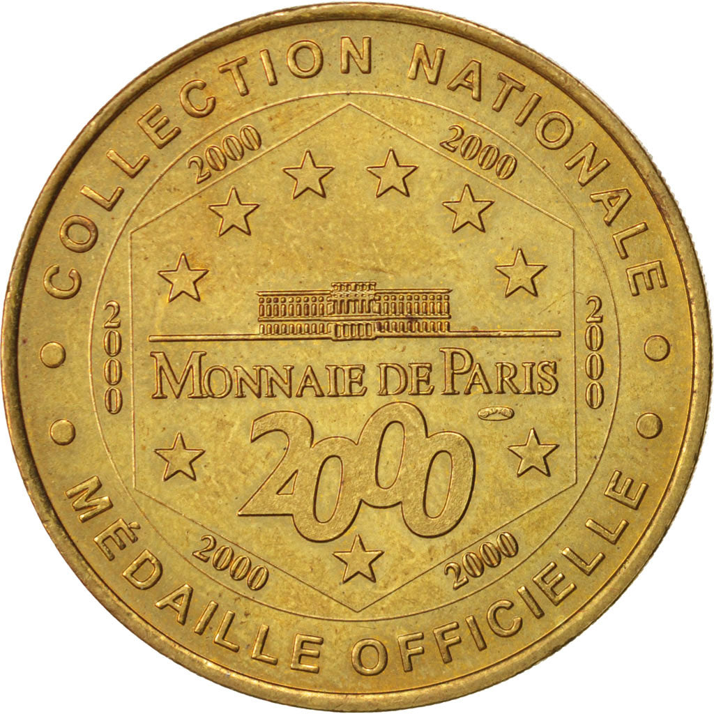 France, Tourist Token, Jeton, 2000, SPL, Monnaie de Paris, Cupro-nickel, 34