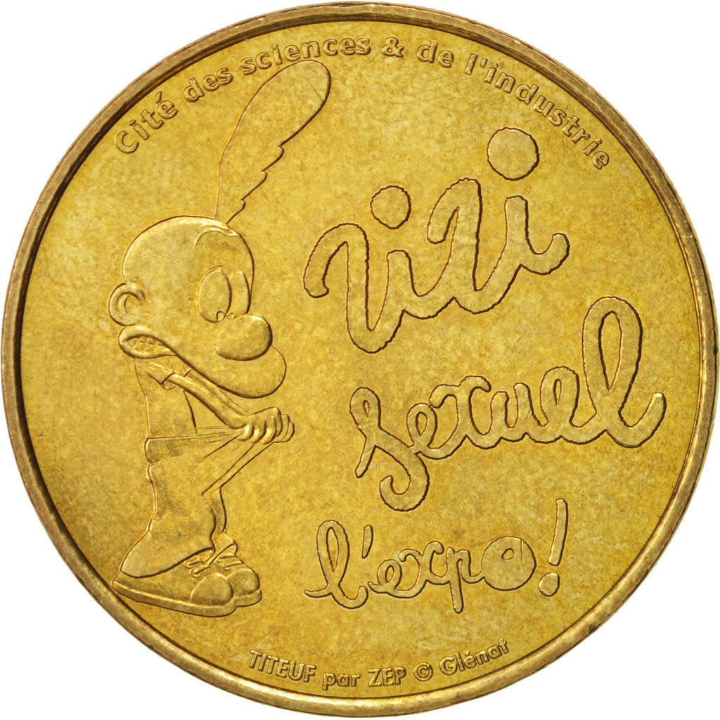 Frankrijk, Jeton, Tourist Token, La cité des Sciences et de l'Industrie, Zizi