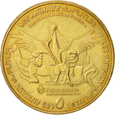 France, Jeton, Tourist Token, Les animaux du futur, Futuroscope, 2011, Monnaie