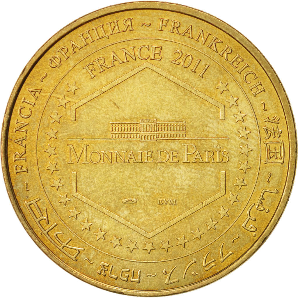 France, Jeton, Tourist Token, Les animaux du futur, Futuroscope, 2011, Monnaie