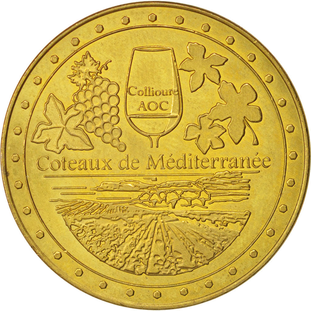 France, Token, Tourist Token, Collioure, Pays Catalan, Coteaux de