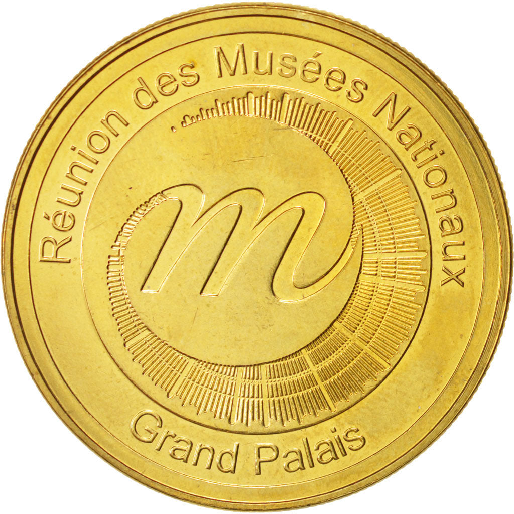 France, Tourist Token, Mona Lisa, Musée du Louvre, Réunion des Musées Nati...