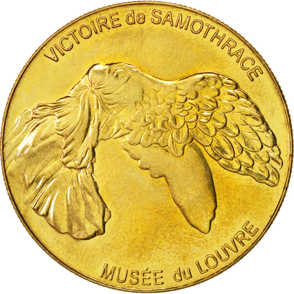 France, Medal, Tourist Token, Victoire de Samothrace, Musée du Louvre, Réunion