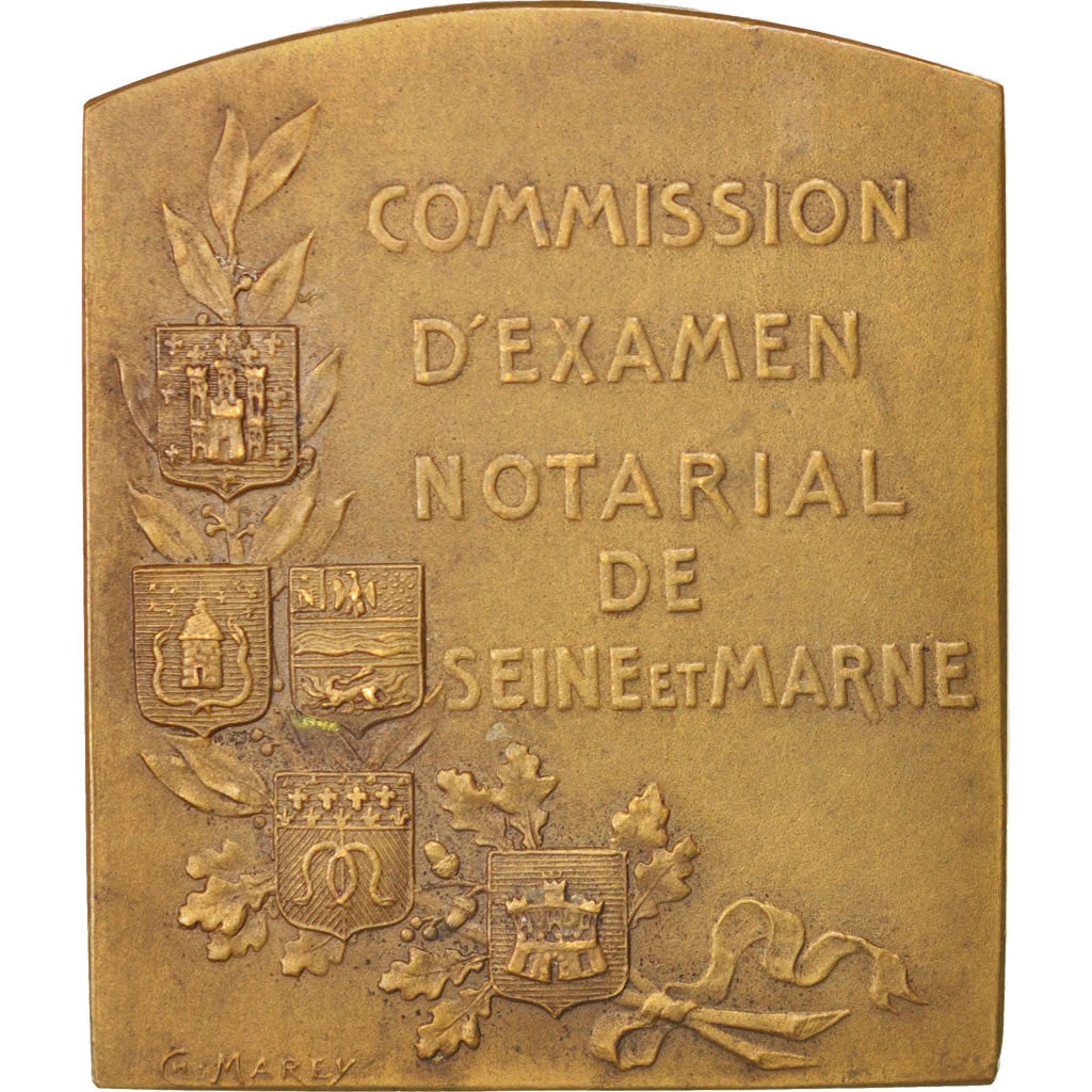 Francia, Token, Notary, French Third Republic, 1902, Marey, BB+, Bronzo