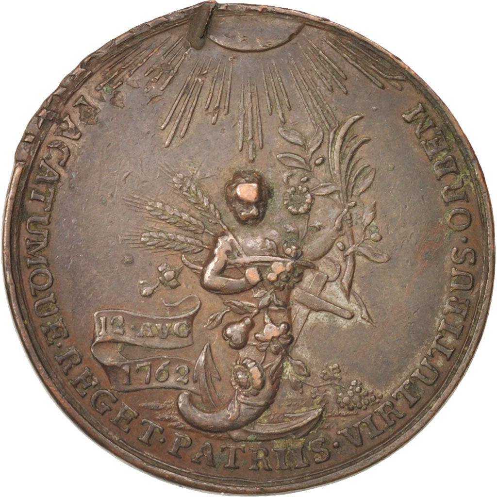 Great Britain, Token, Great-Britain, 1762, EF(40-45), Copper