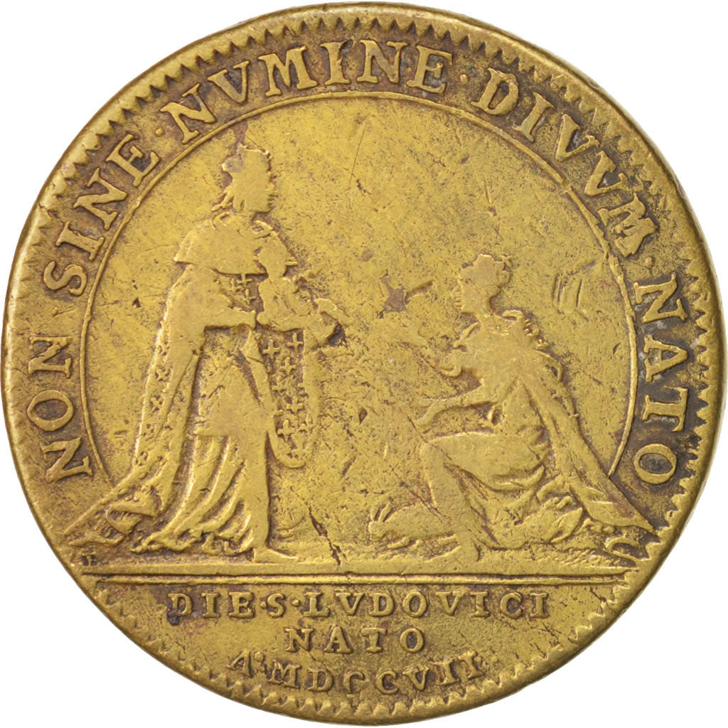 Belgium, Belgium, Token, 1707, AU(50-53), Brass, 29