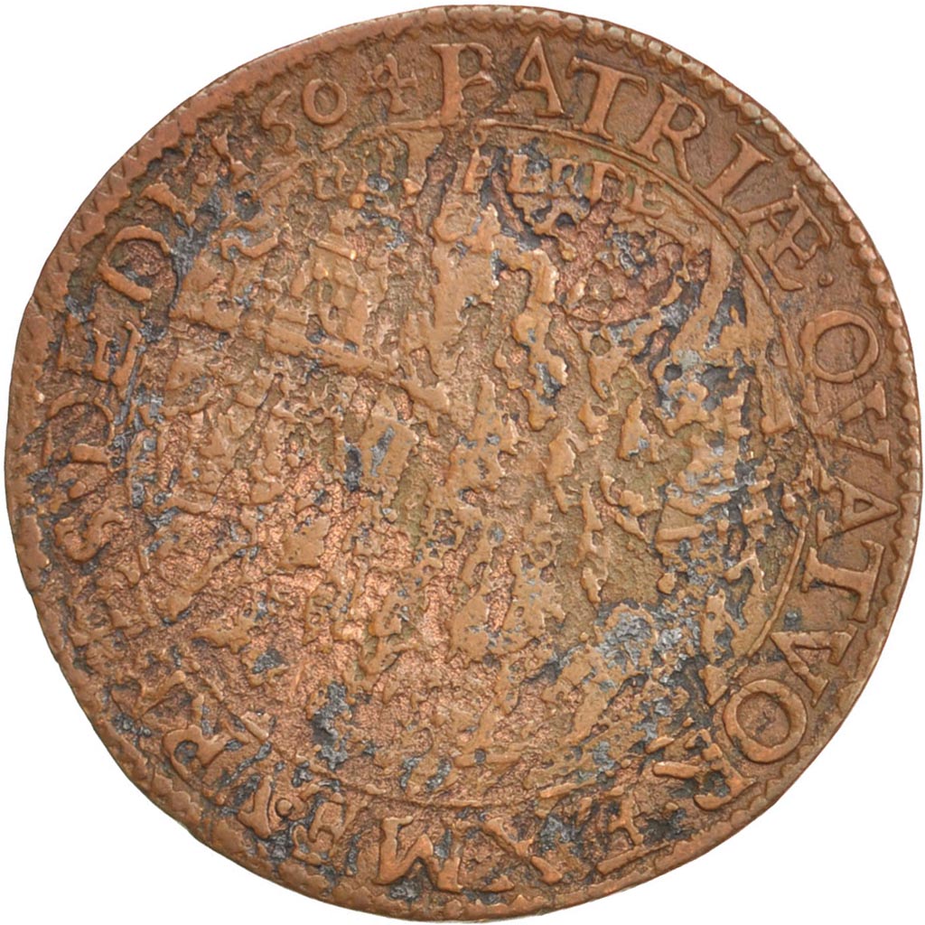 Nederland, Token, 1604, FR+, Koper