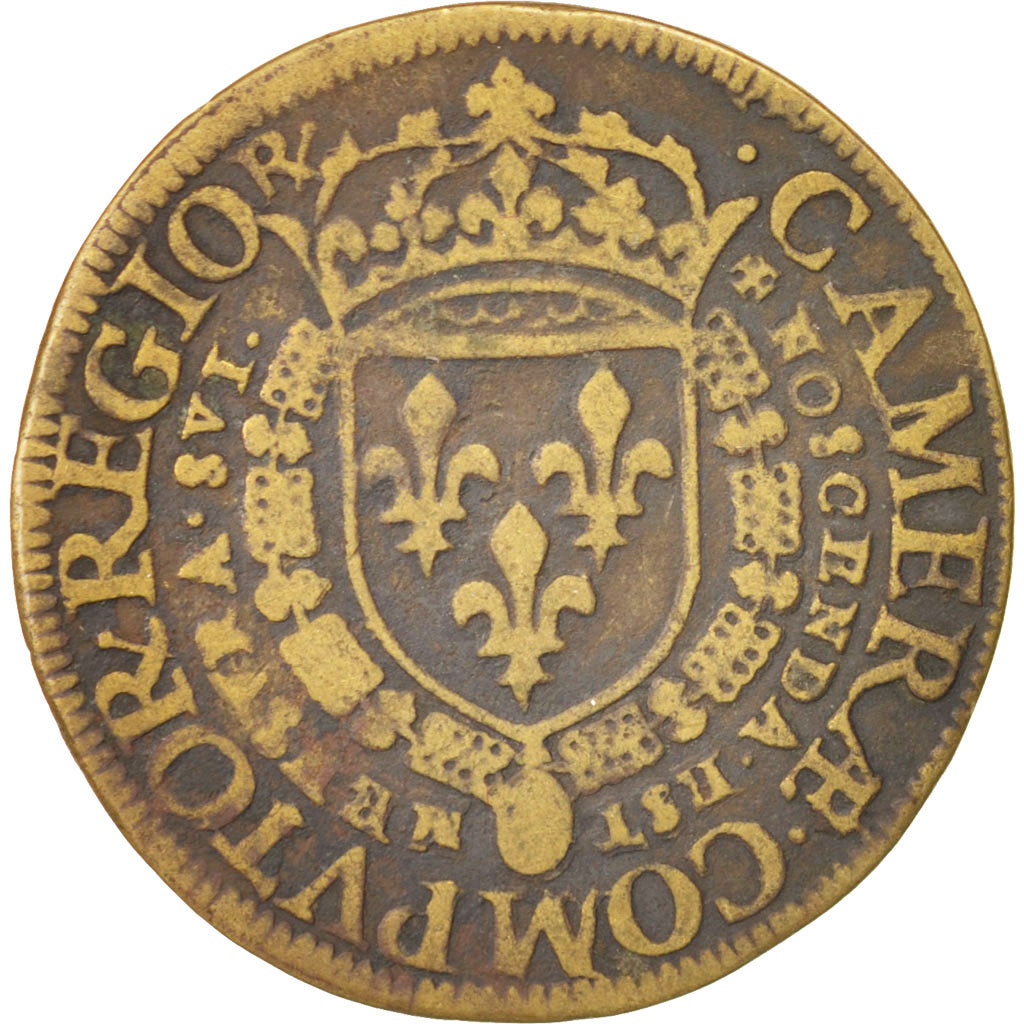 France, Royal, Token, AU(50-53), Brass, 28mm
