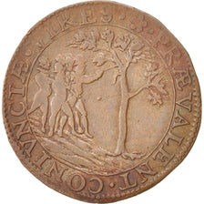 Netherlands, Dutch Republic, Groningen siege, Token, 1594, AU(50-53), Copper, 29