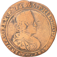 Holandia, Token, Hiszpania niderlandzka, 1665, VF(30-35), Miedź