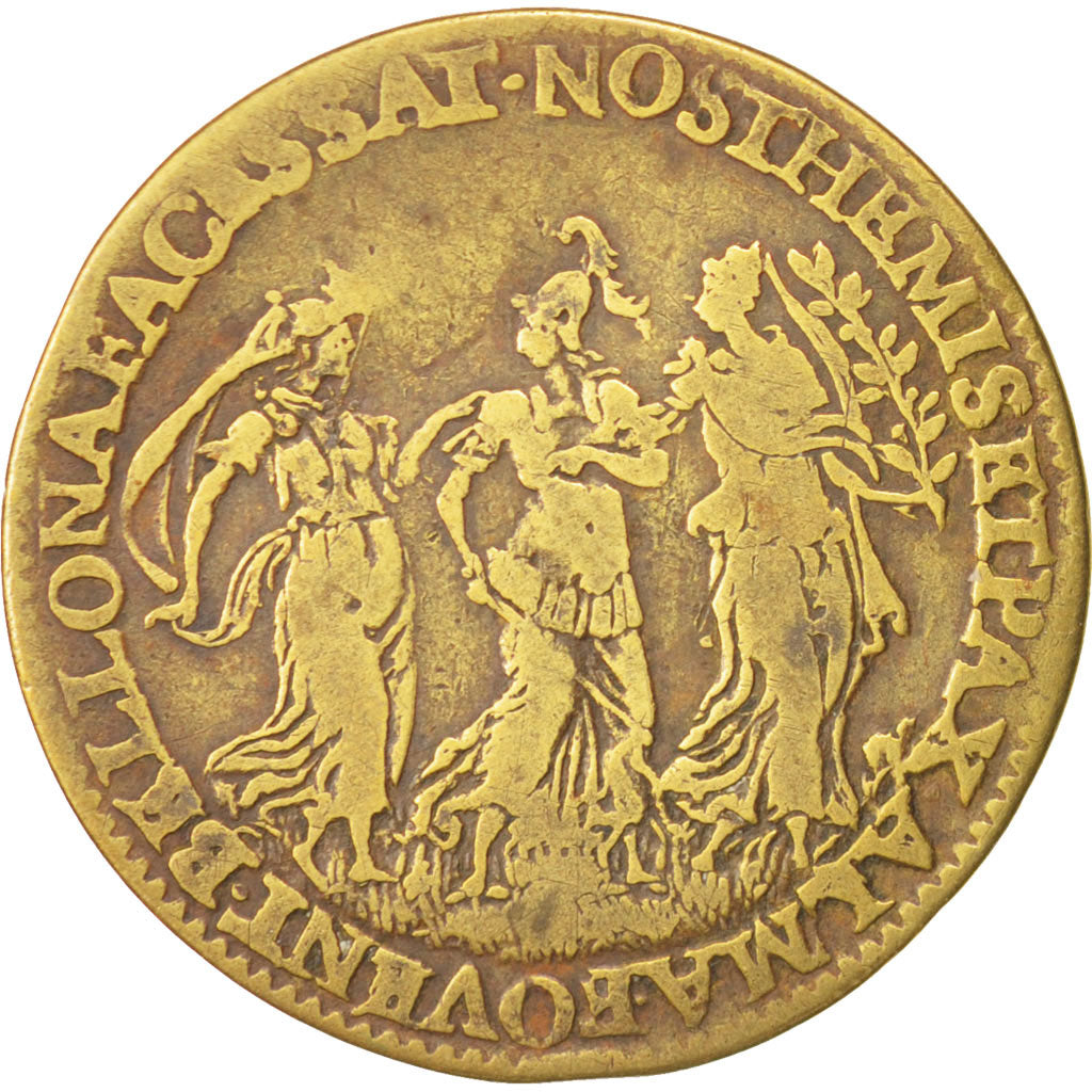 France, Token, Royal, Henry III, EF(40-45), Brass