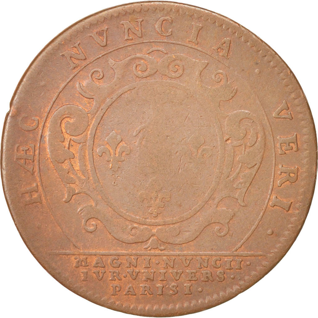Francia, Token, Royal, 1699, BC+, Cobre