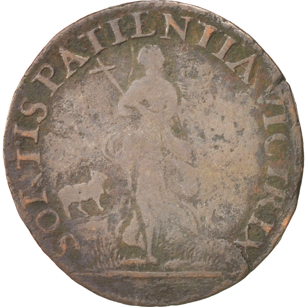 France, Token, Religion, 1576, VF(30-35), Copper