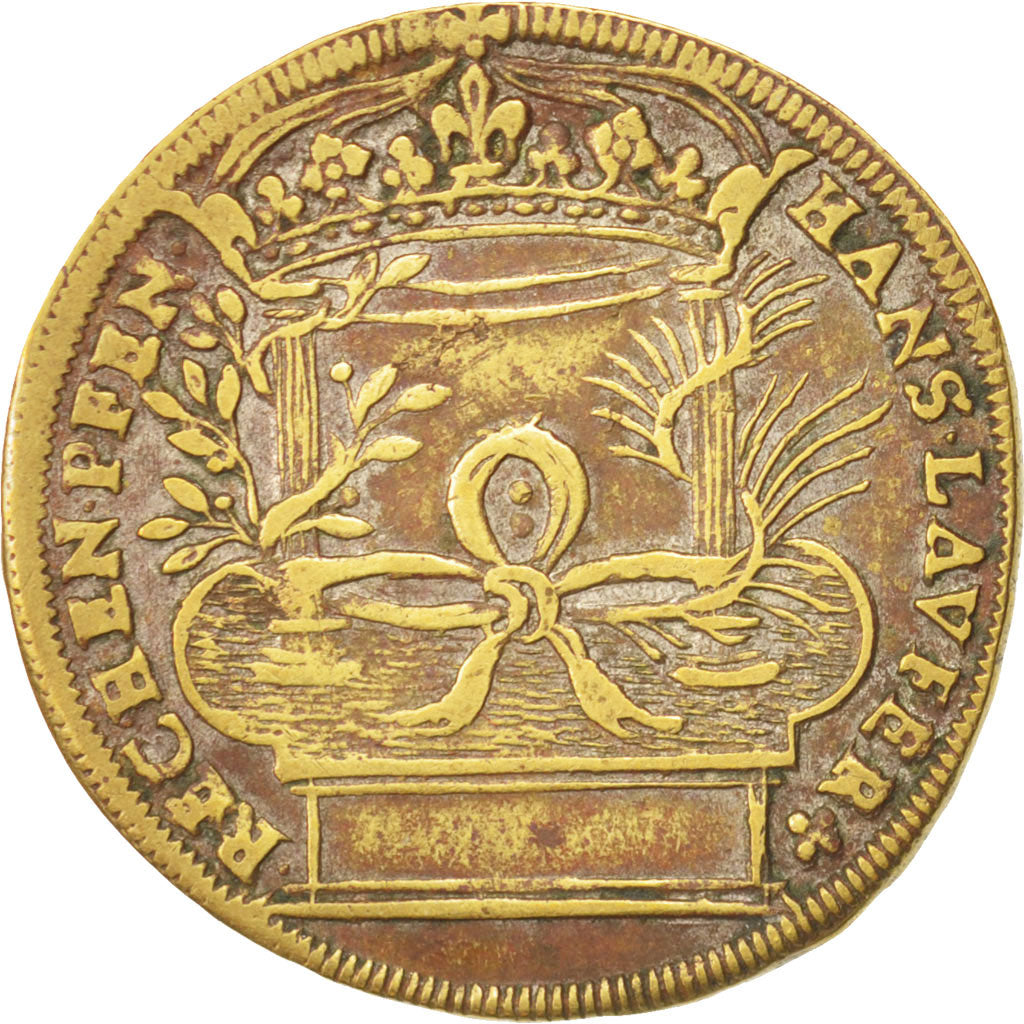 France, Royal, Henry IV, Token, AU(55-58), Brass, 27