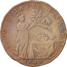 France, Jeton, 1648, TB+, Cuivre