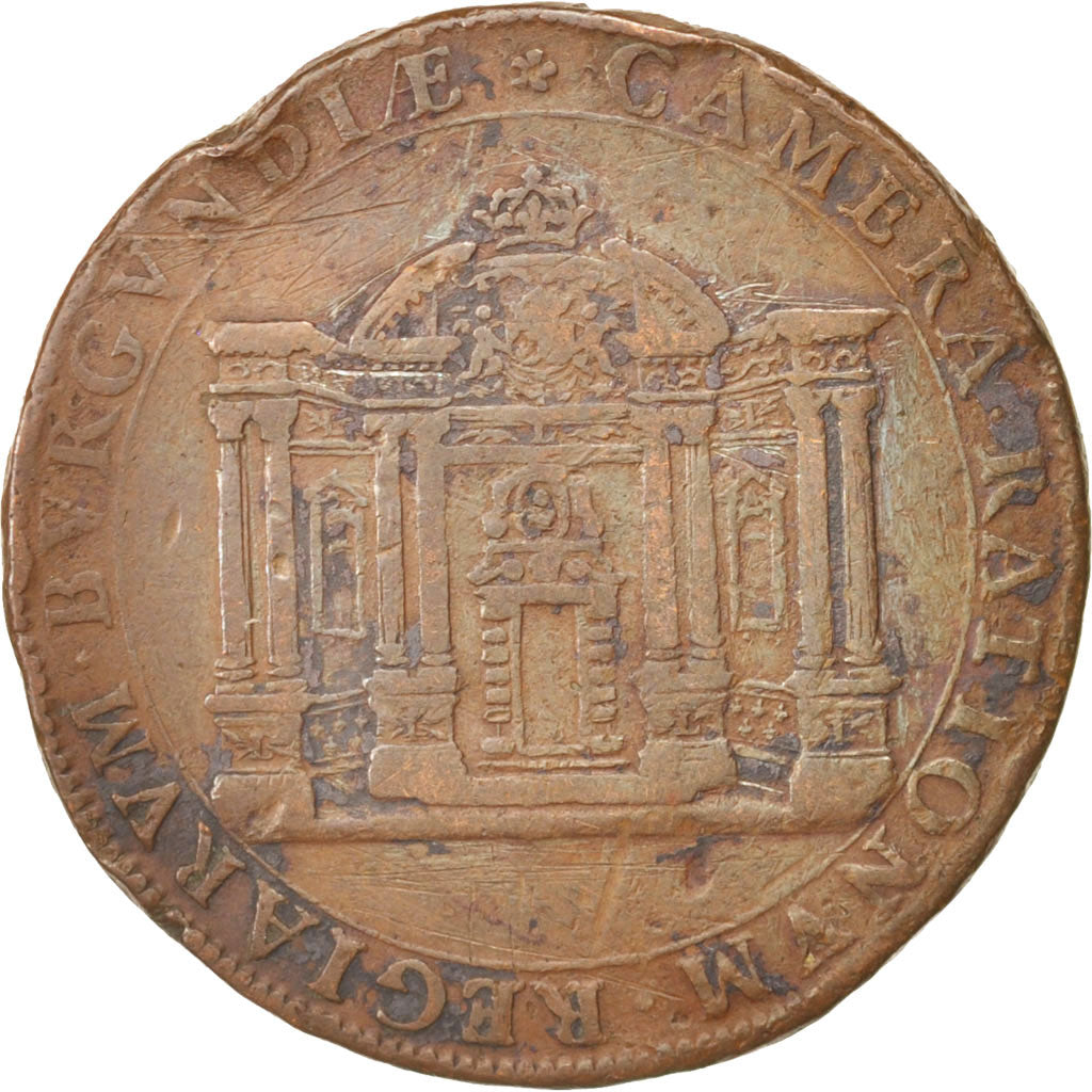 France, Jeton, 1648, TB+, Cuivre