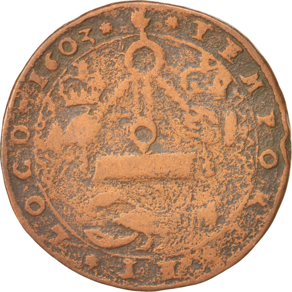 Germany, Austrian Netherlands, Token, 1603, VF(30-35), Copper, 27